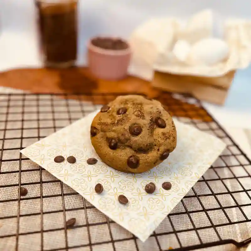 Cookie de café e cappuccino para cafeterias