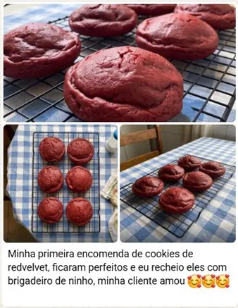Prova social com mensagem de cliente satisfeita