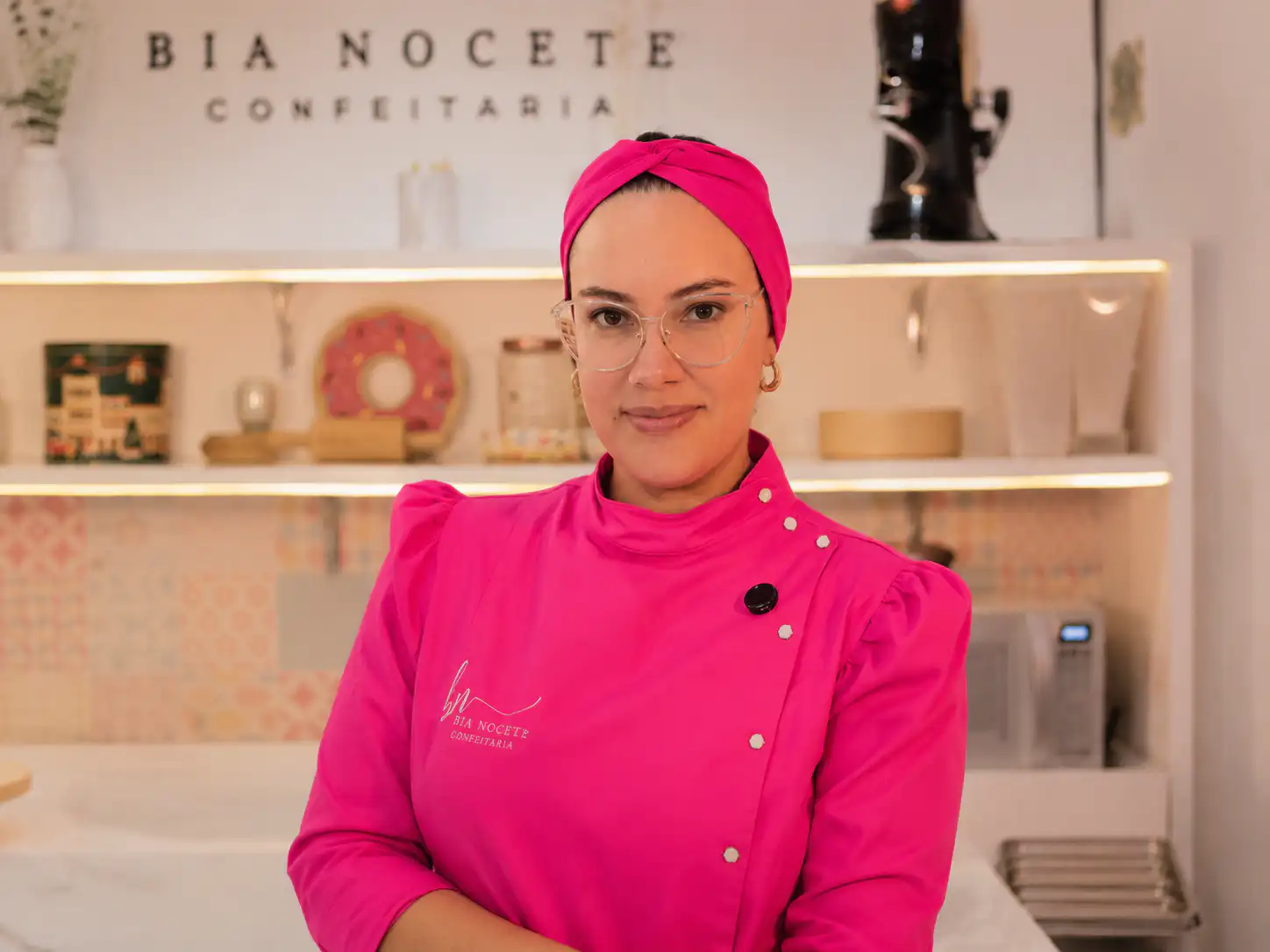 Bia Nocete, professora e confeiteira